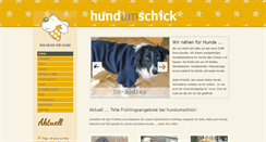 Desktop Screenshot of hundumschick.de