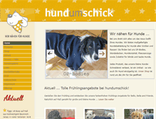 Tablet Screenshot of hundumschick.de
